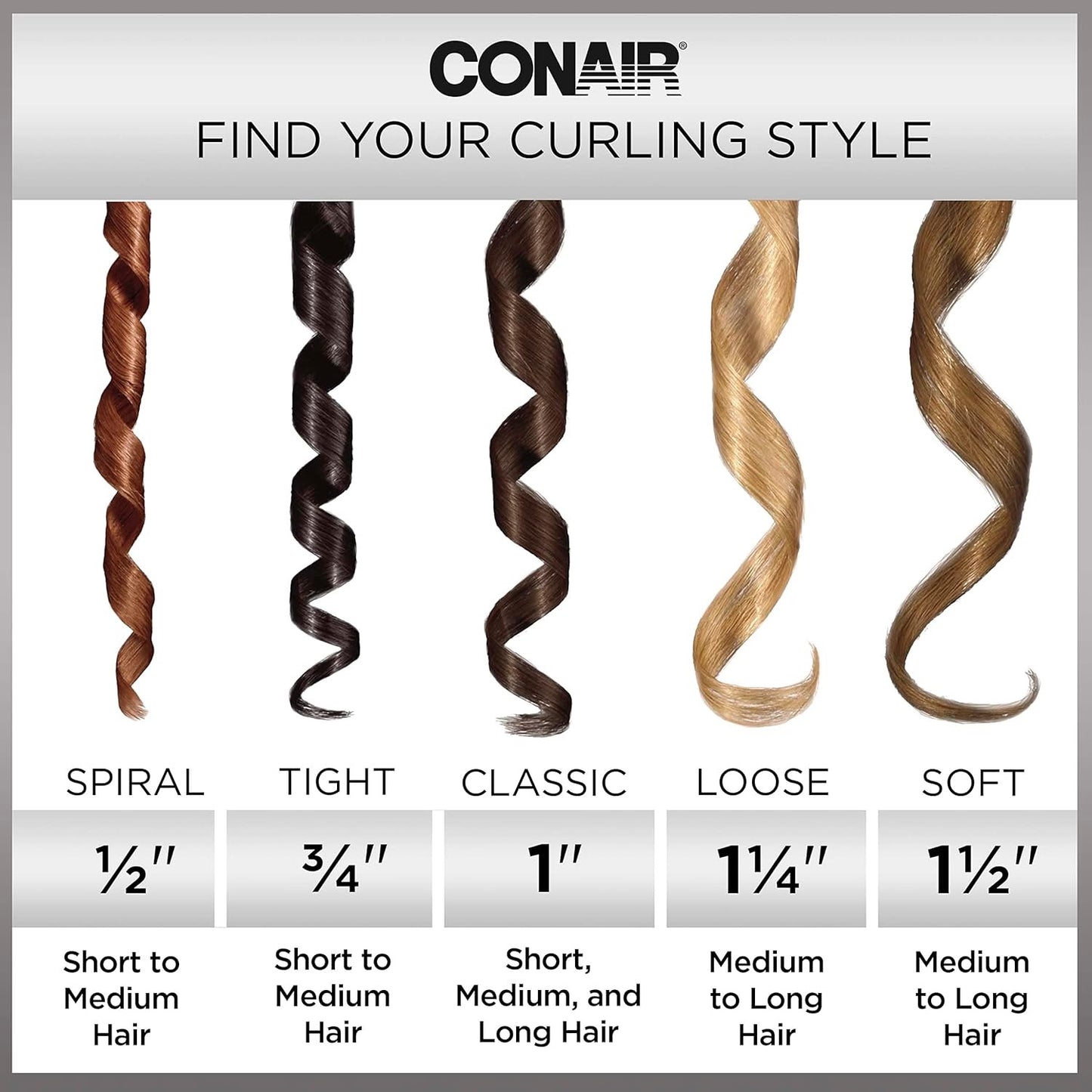 Double Ceramic 3/4 Inch Curling Iron