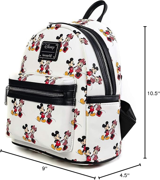 Disney Mickey and Minnie Mouse AOP Backpack