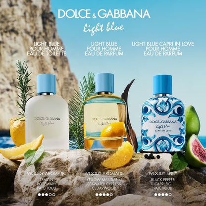 Dolce&Gabbana Light Blue Pour Homme Eau De Parfum 3.3 oz