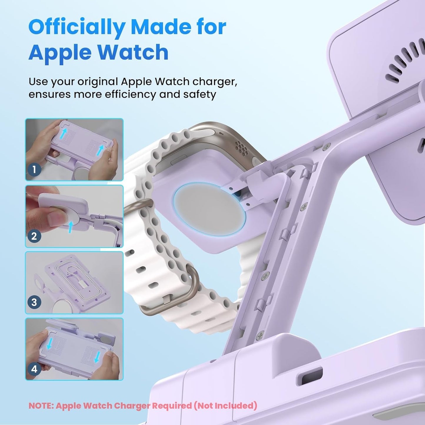 Wireless Charger Apple Stand Dock