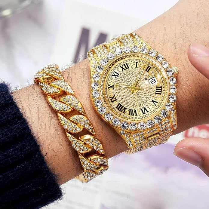 Iced-Out Watch