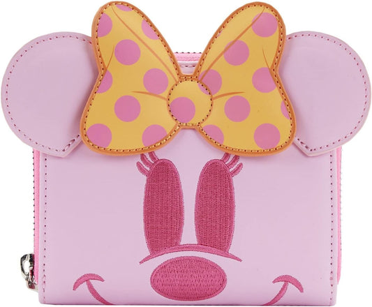 Disney Pastel Ghost Minnie Glow In The Dark Wallet