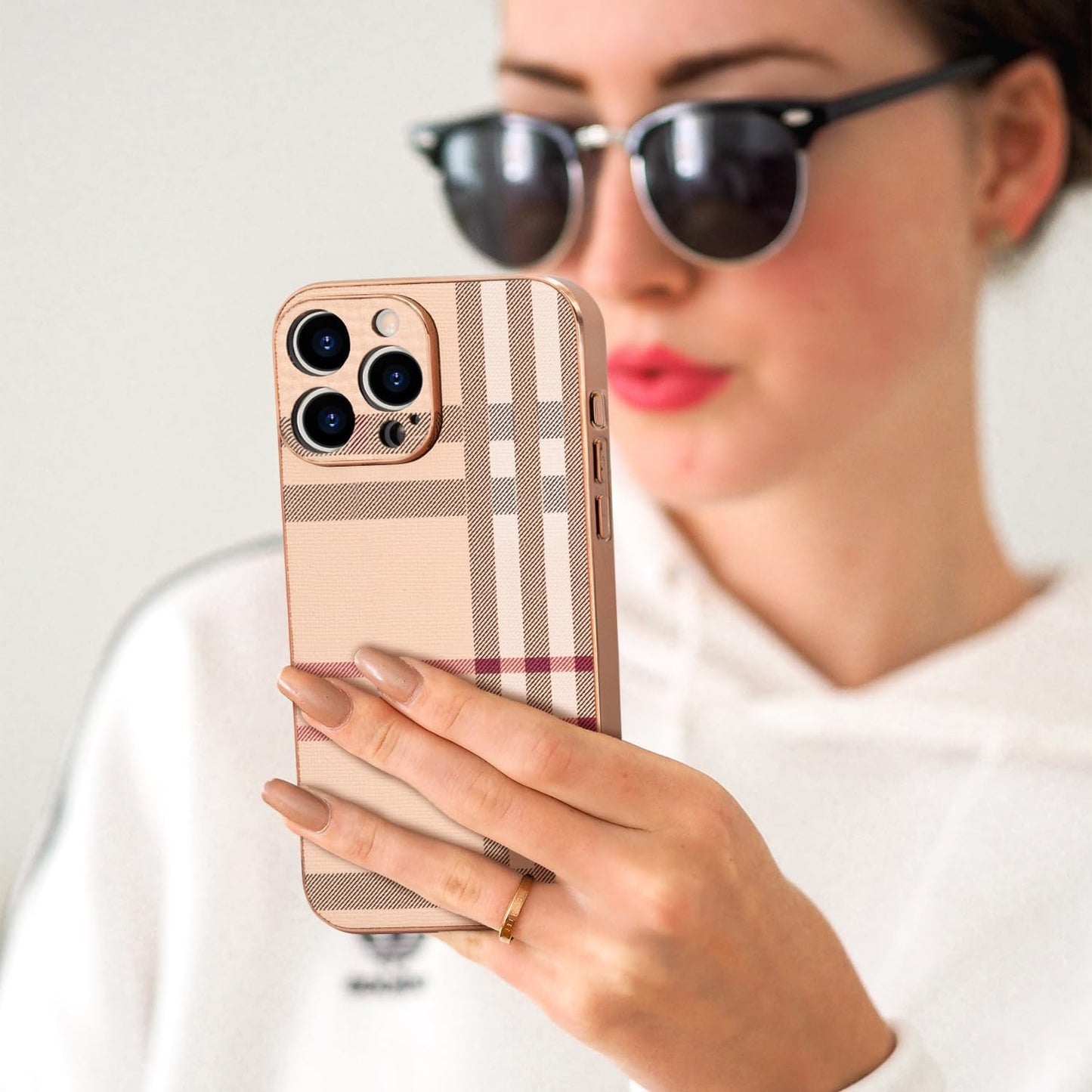 Iphone 15 Pro Max Leather Designer Case