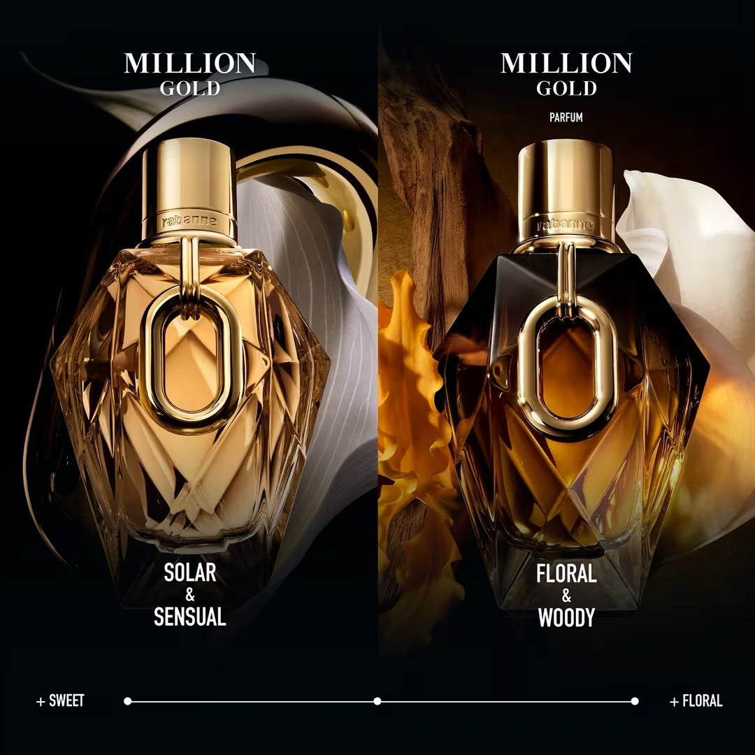 Rabanne Million Gold for Her Parfum 3.0 oz