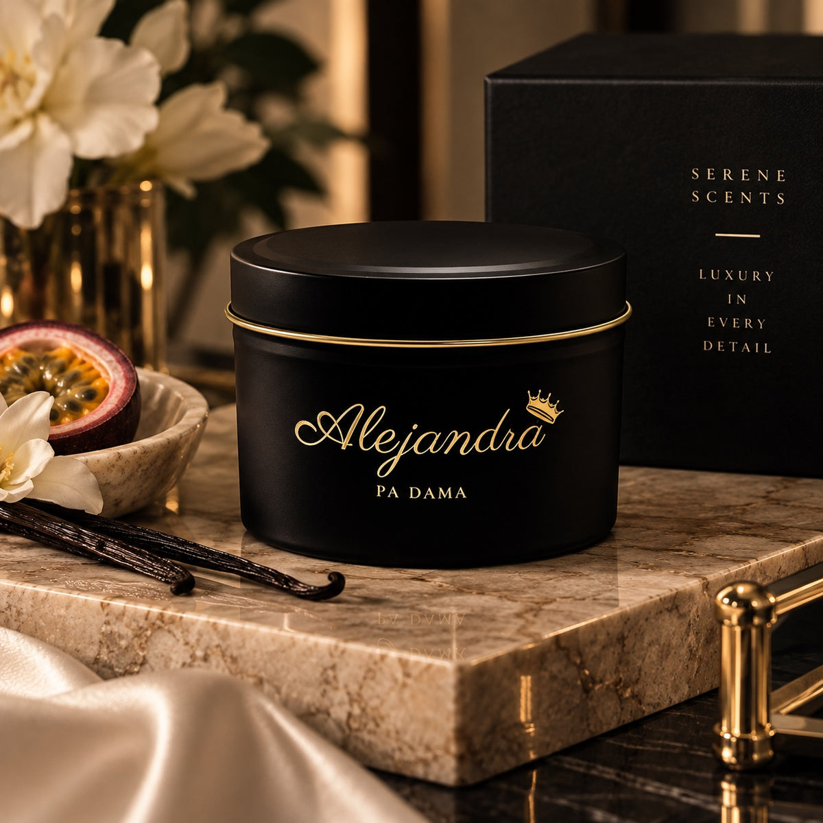 Alejandra Candle luxury feminine product photograph